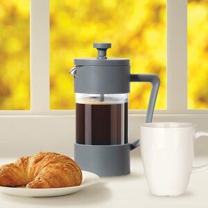French Press Coffee Maker - 12 oz - Charcoal Grey - Oggi